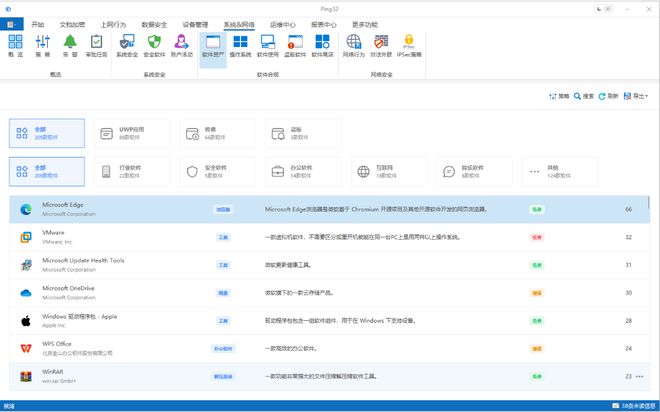 ing32：软件资产统计功能深度对比新利体育网站登录ipguard与P(图3)